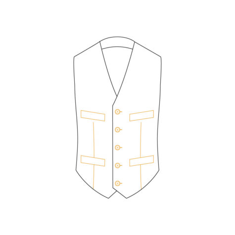 Senszio Garment Finals V2 Waistcoat Style 2