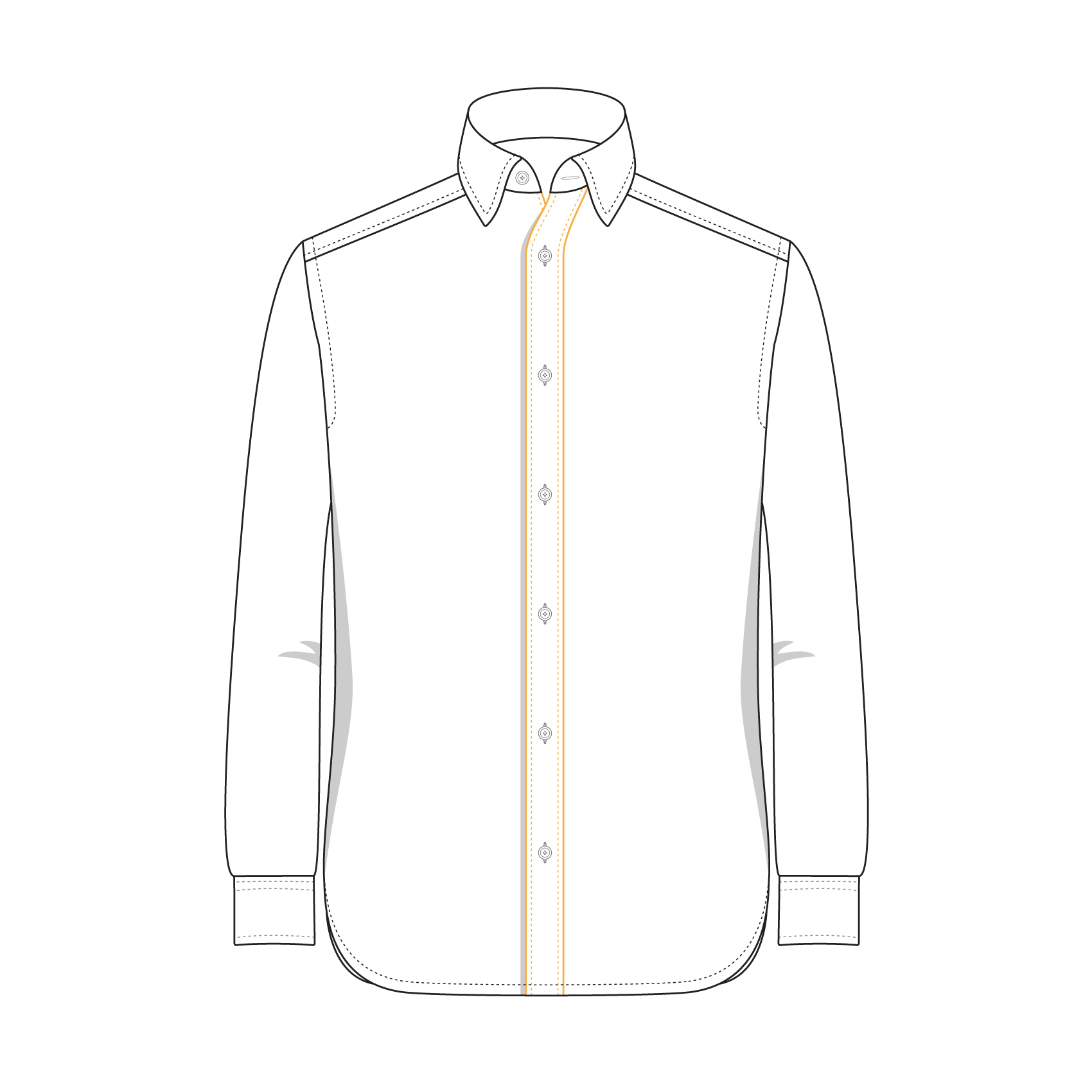Placket Front