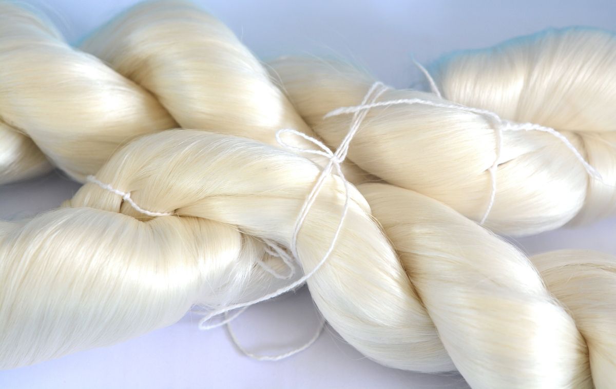 White Raw Silk