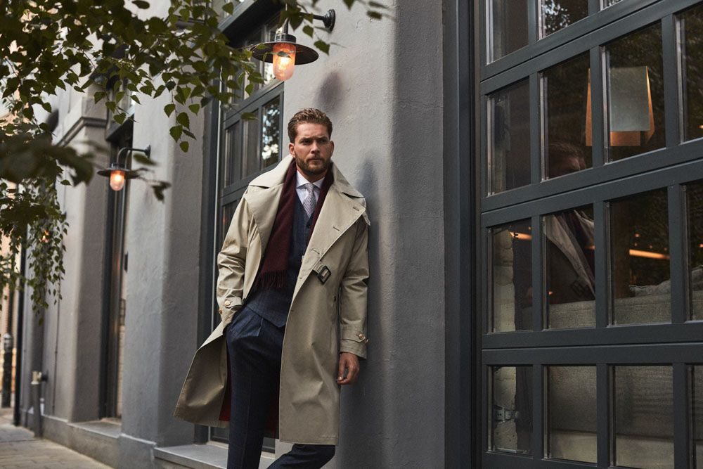 Fashion Men's Slim Trench Coat Jacket Outerwear Overcoat Casual Tops Warm Blazer 