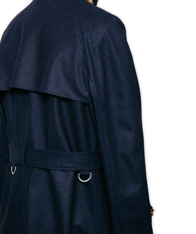 Custom tailored trench coat