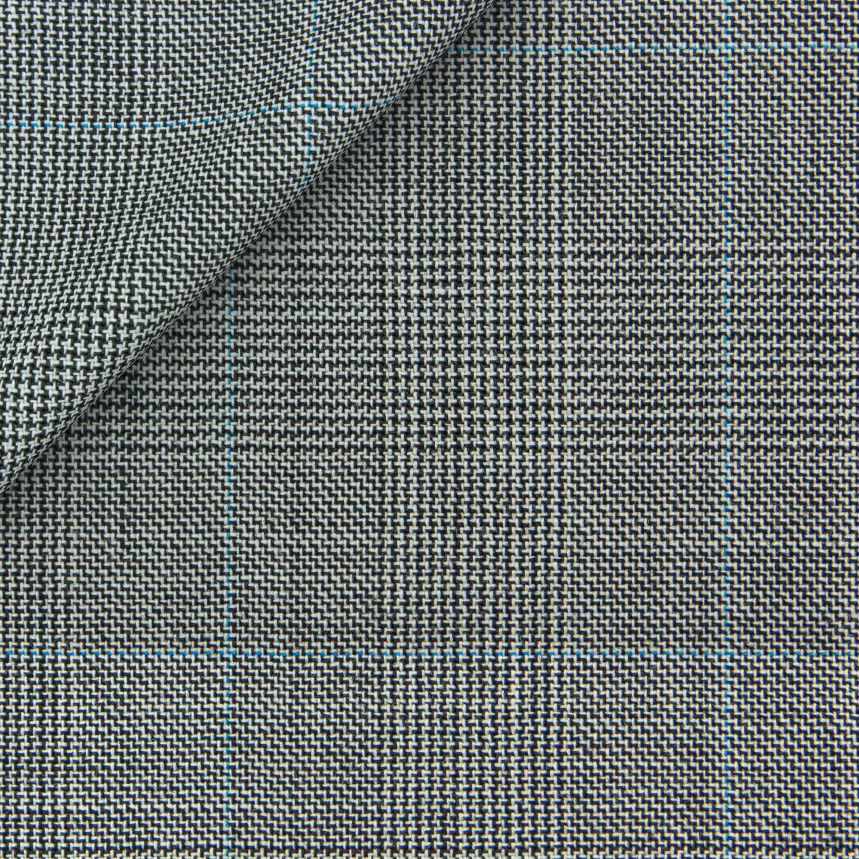 Light Grey & Cyan Plaid - Senszio