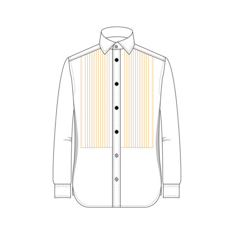 Senzio Garment Finals V2 Shirt Pleated With Stud Holes