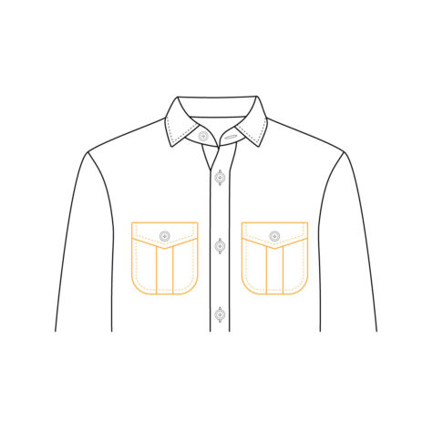 Shirt Jacket Chest Pocket 03