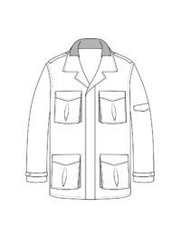 Senszio Field Jacket Main Sketch
