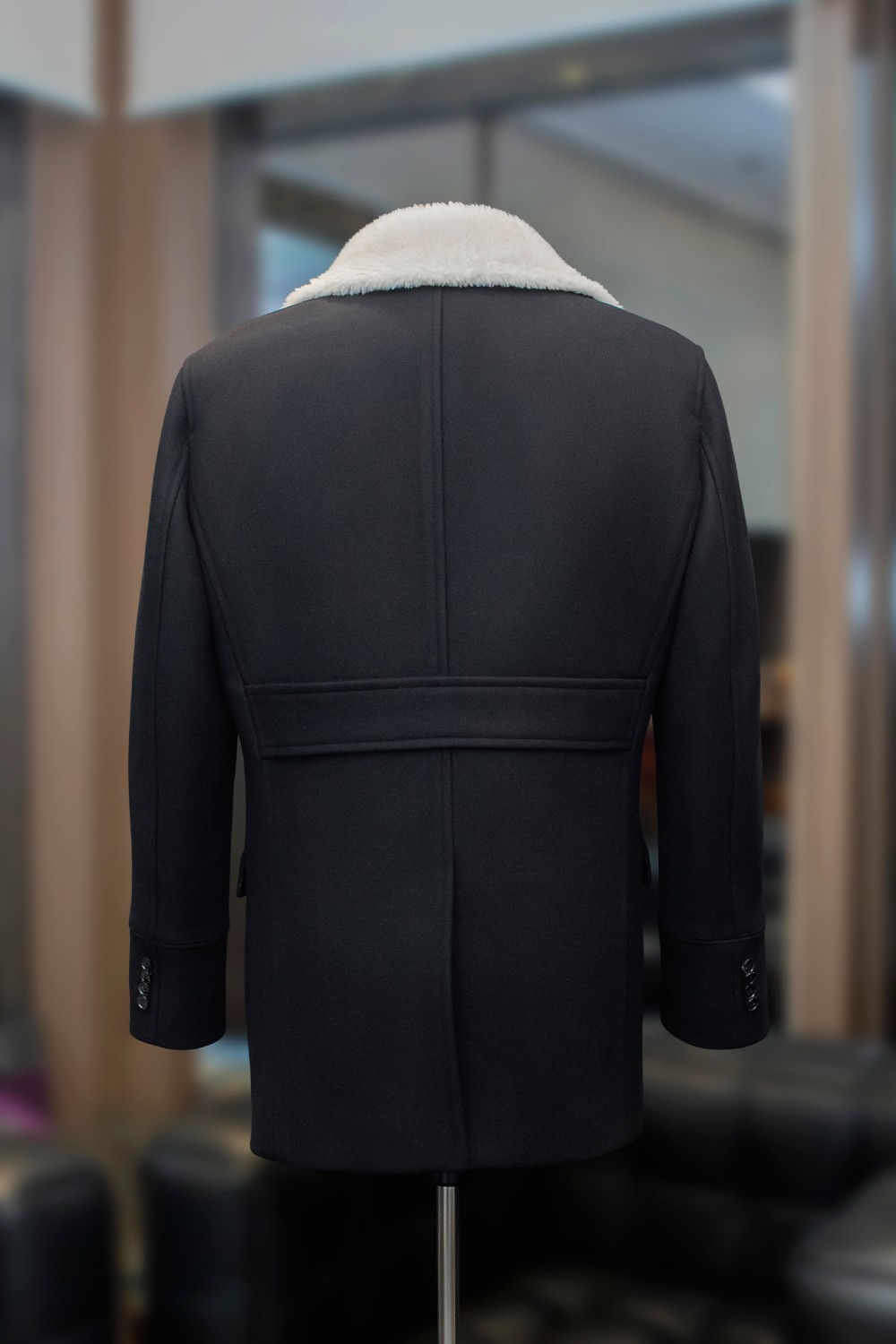 Peacoat Back with Belt