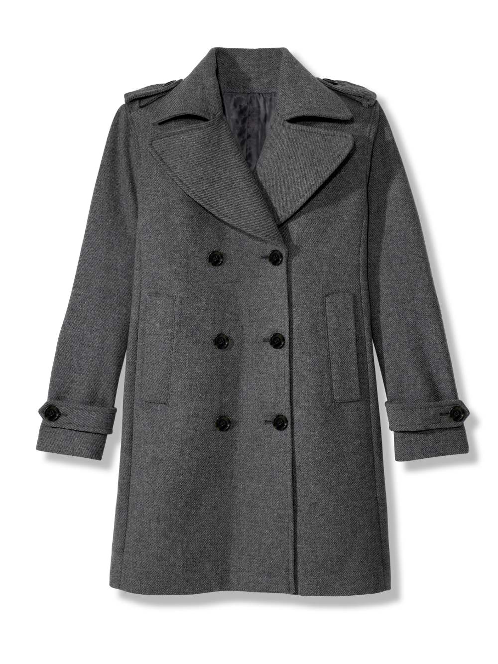 Senszio Grey Peacoat