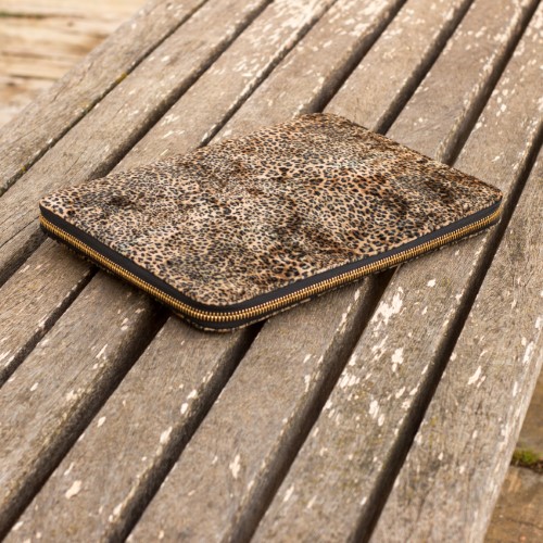 Luxuryleathergoods Documentholder Leopard Sartorial + Black Painted Calf